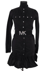 Robe Michael Kors Noir en Coton, taille XS - Seconde Main