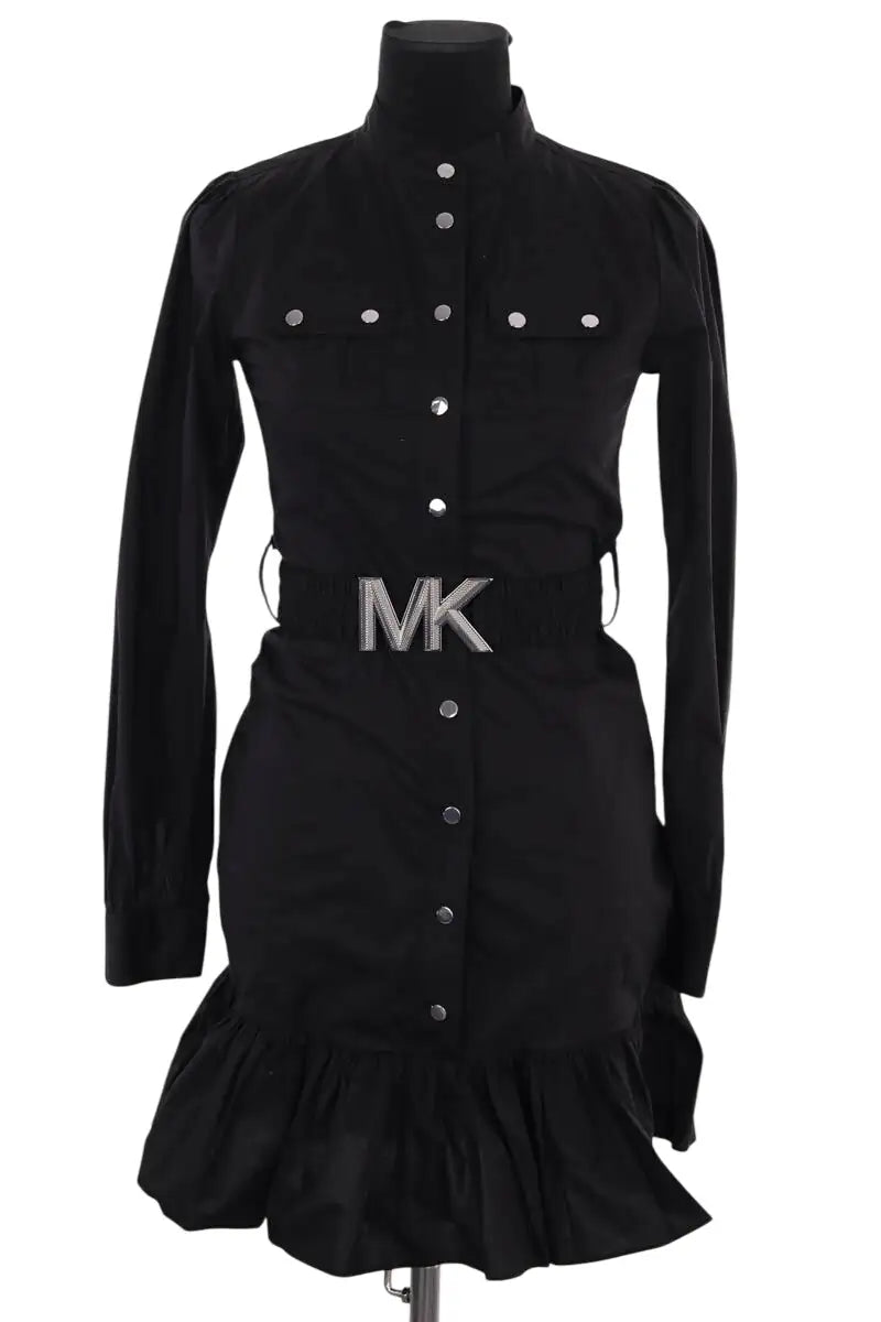 Robe Michael Kors Noir en Coton, taille XS - Seconde Main