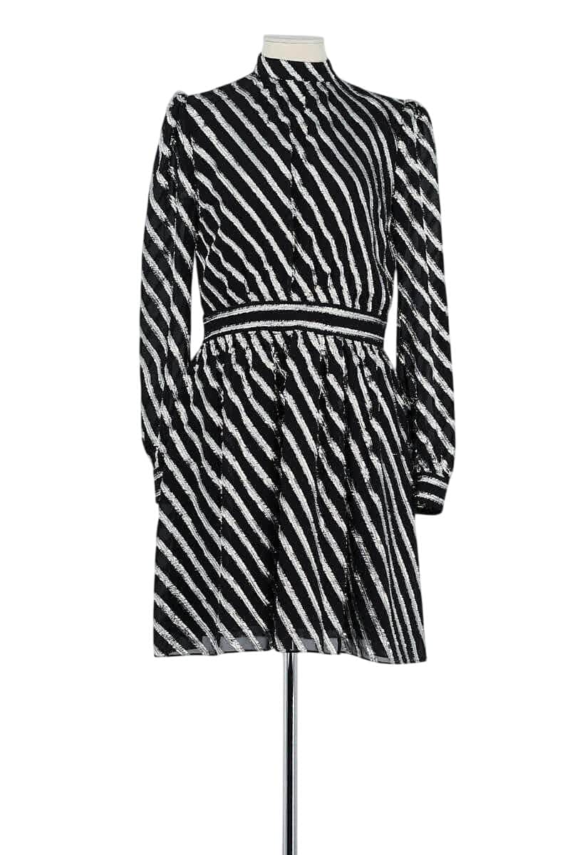 Robe Michael Kors Noir en Soie, taille M - Seconde Main