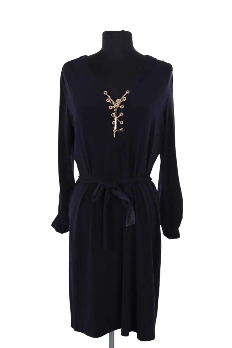 Robe Michael Kors Noir en Synthétique, taille M - Seconde Main