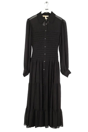 Robe Michael Kors Noir en Synthétique, taille S - Seconde Main