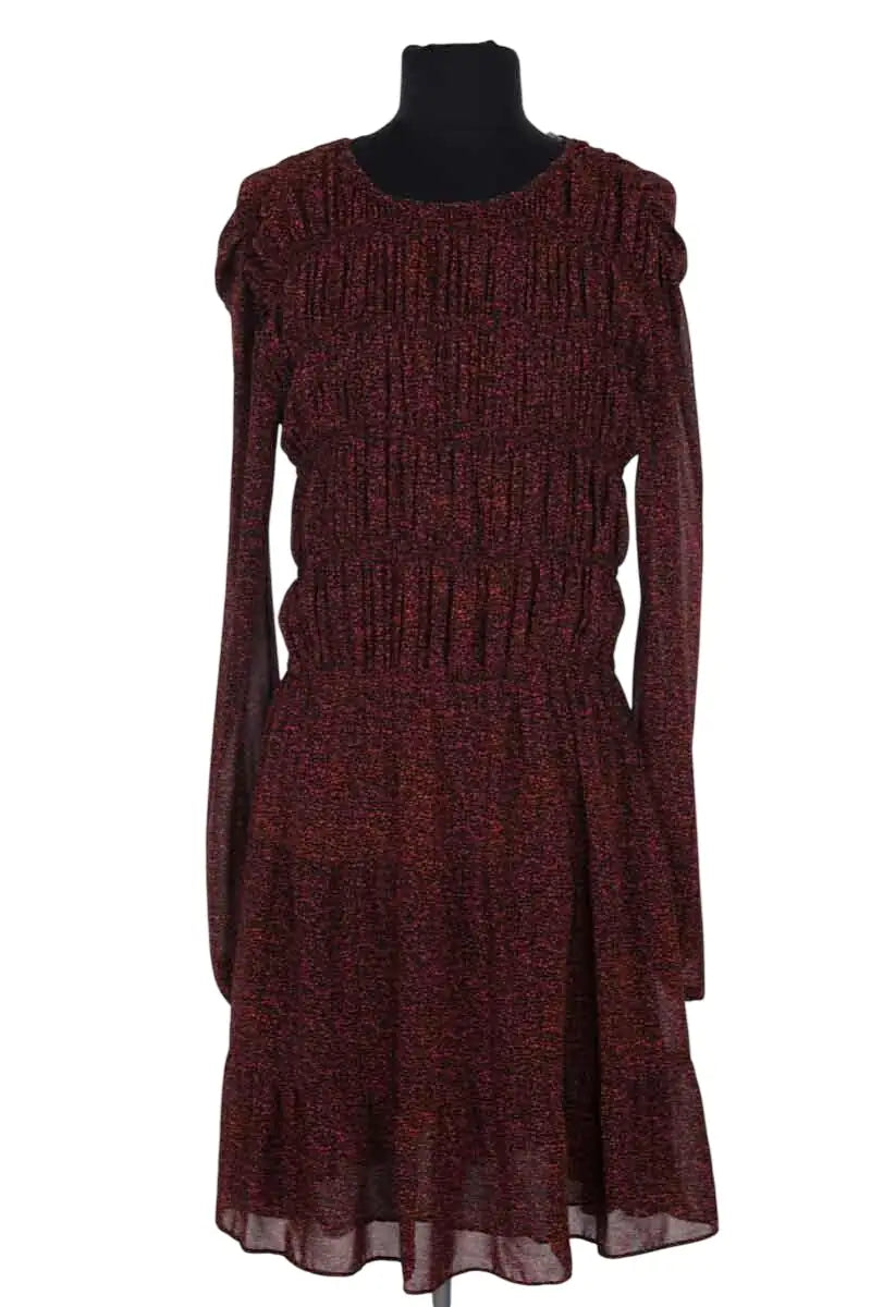 Robe Michael Kors Rouge en Synthétique, taille M - Seconde Main