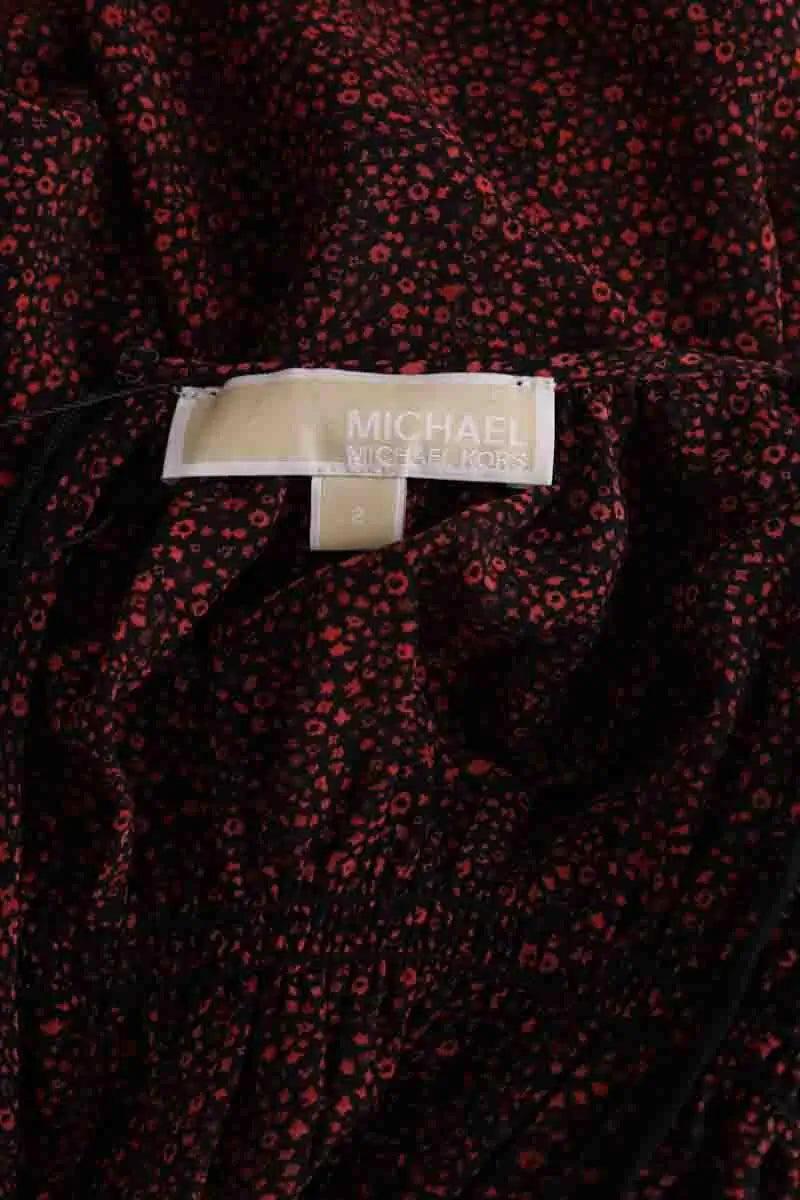 Robe Michael Kors Rouge en Synthétique