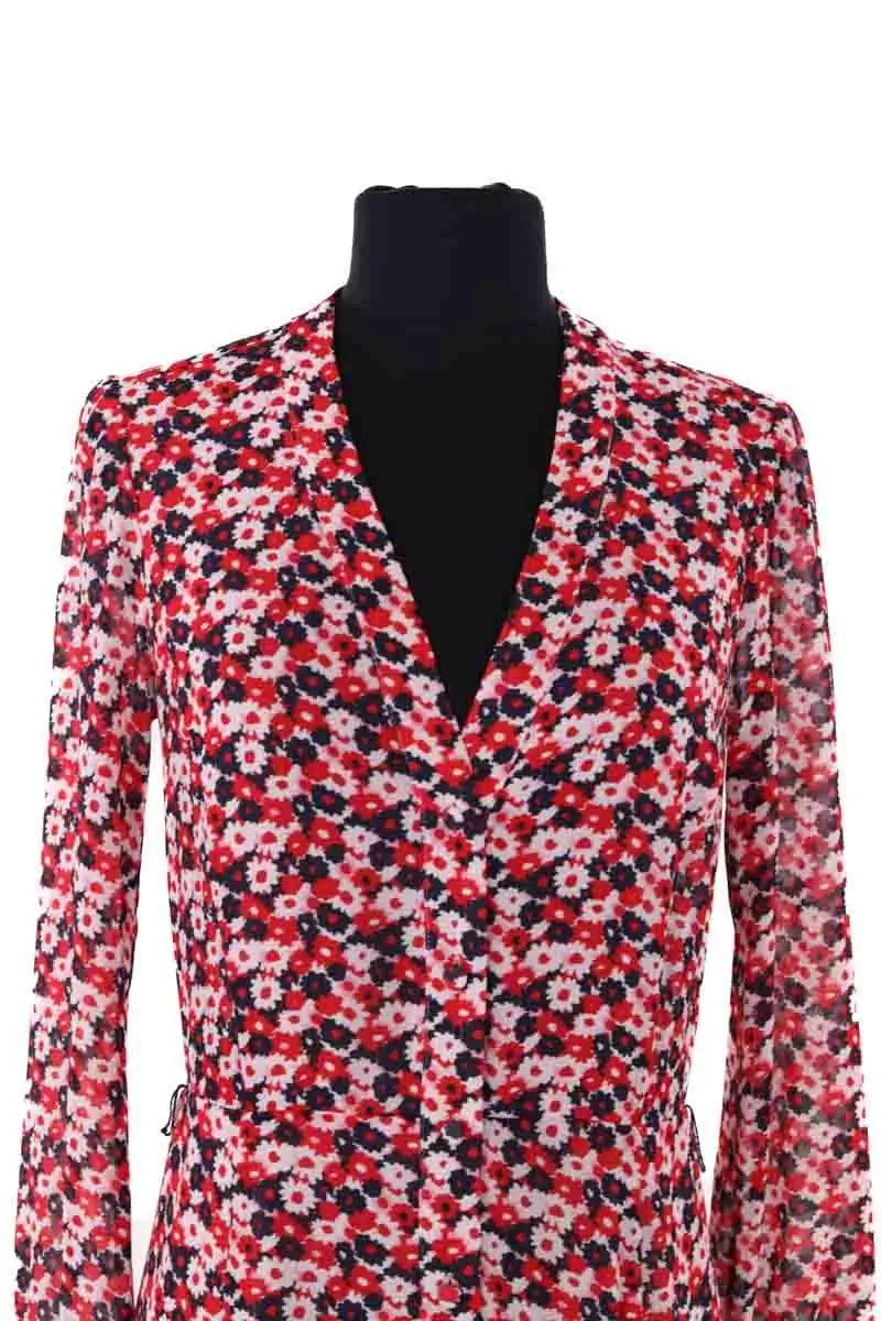 Robe Michael Kors Rouge en Synthétique