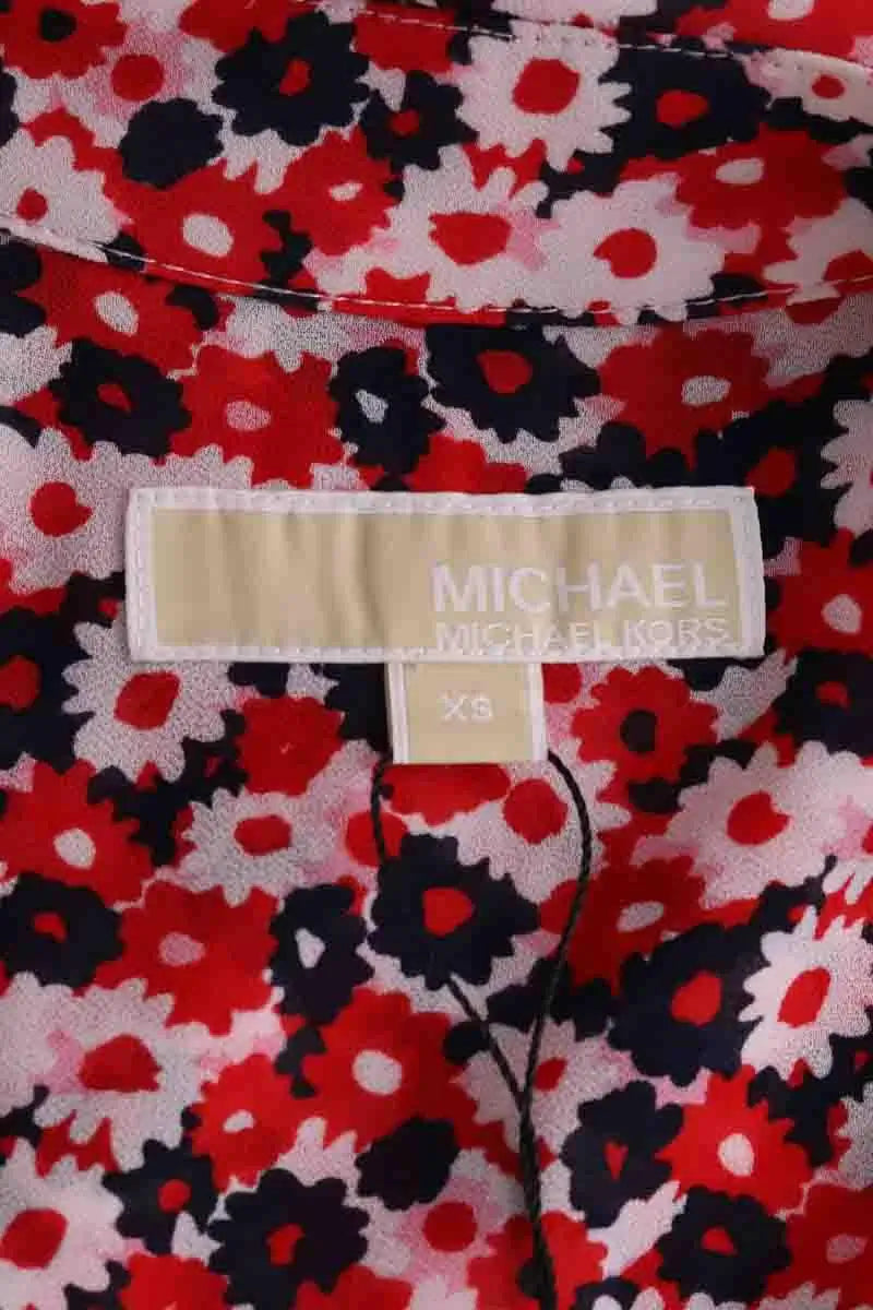 Robe Michael Kors Rouge en Synthétique