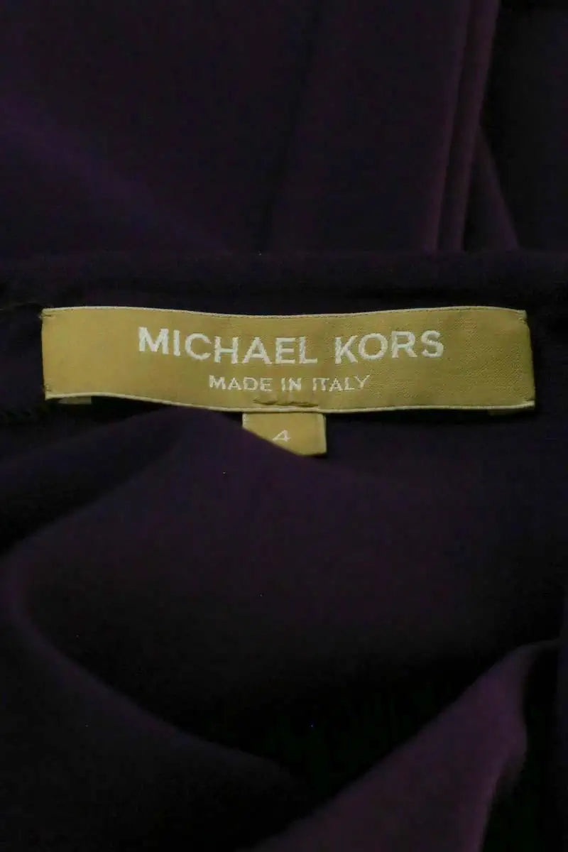 Robe Michael Kors Violet en Synthétique
