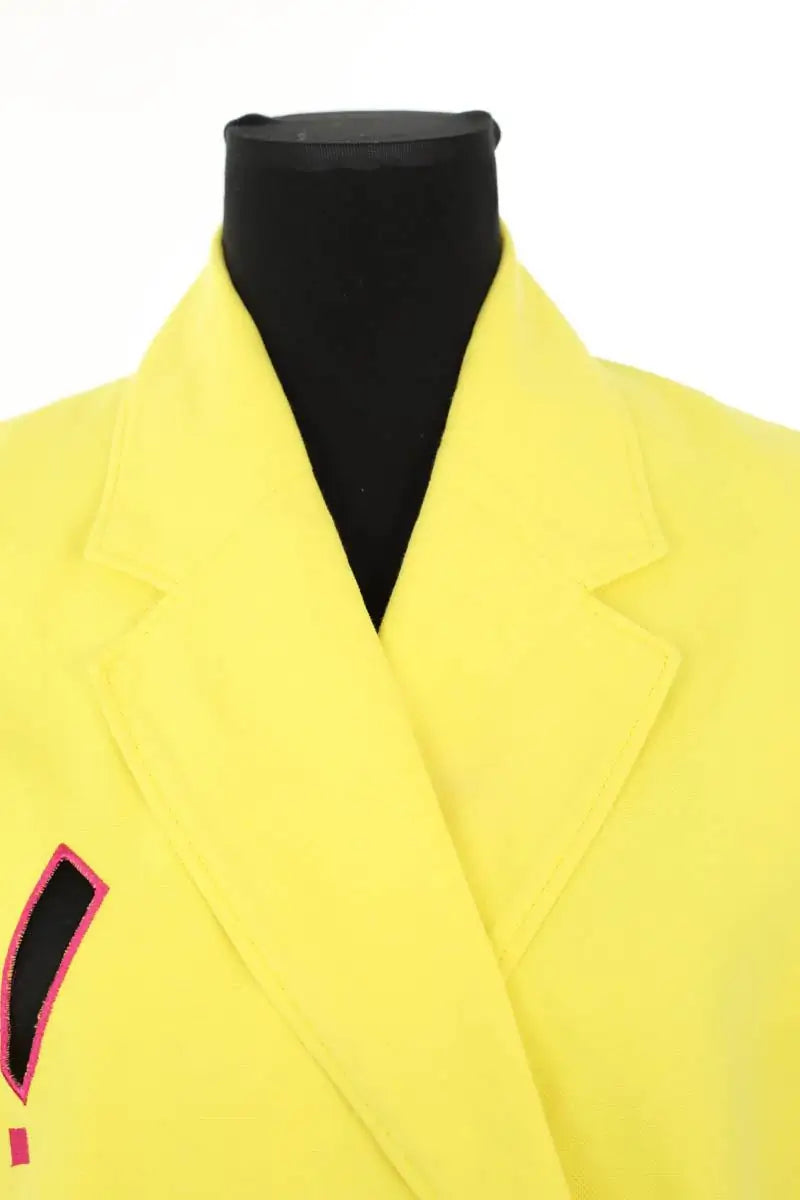 Robe Mira Mikati Jaune en Coton
