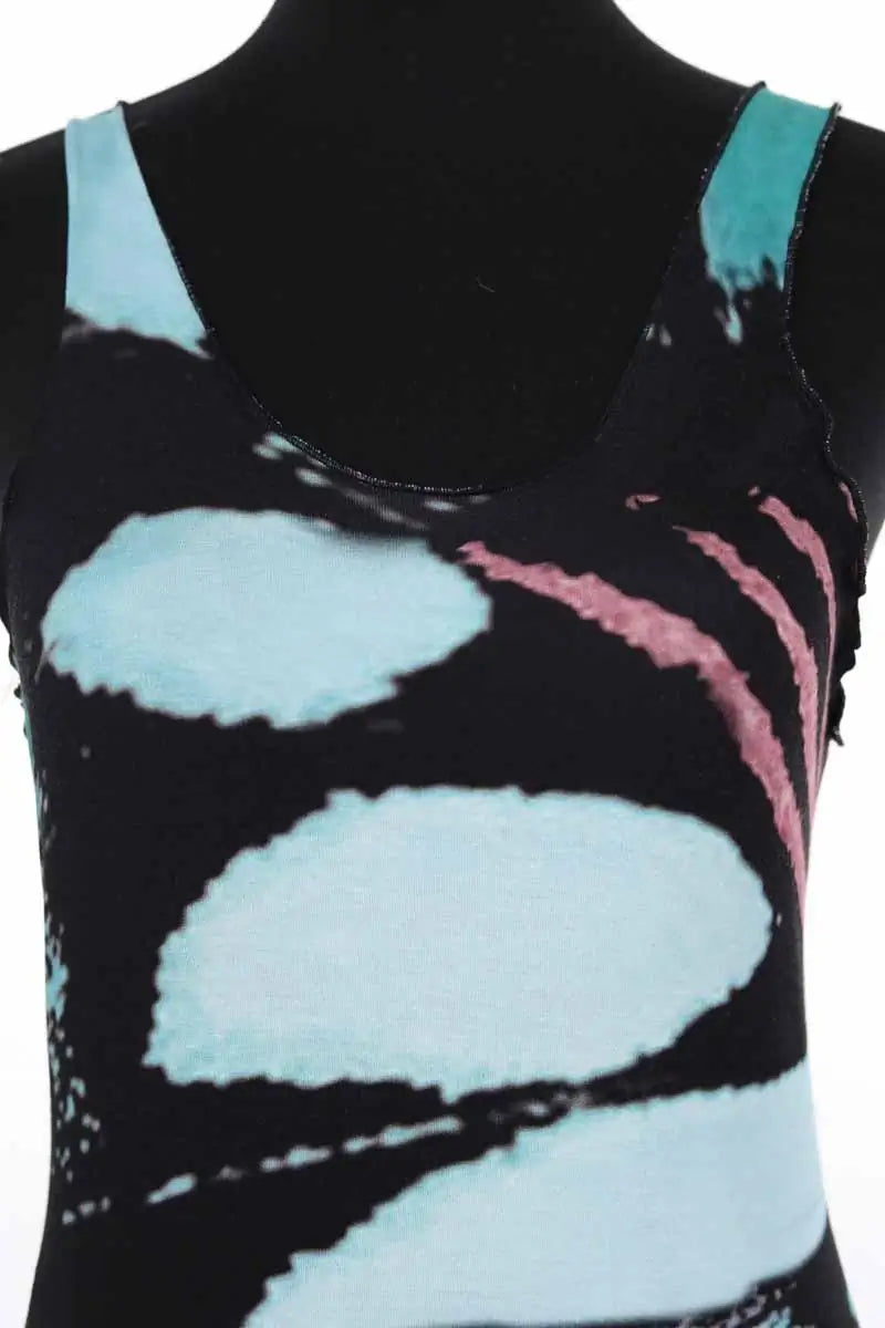 Robe Mirae Paris Bleu en Viscose