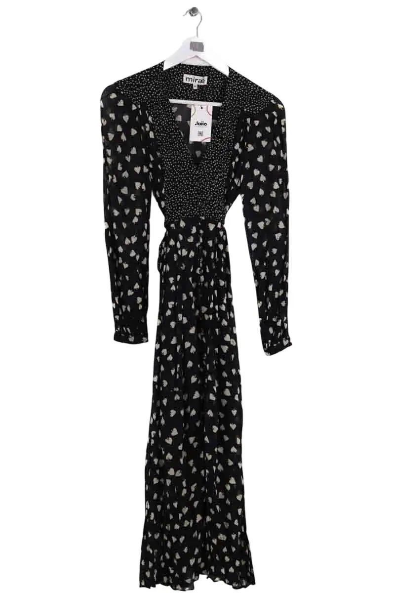 Robe Mirae Paris Noir en Viscose, taille S - Seconde Main
