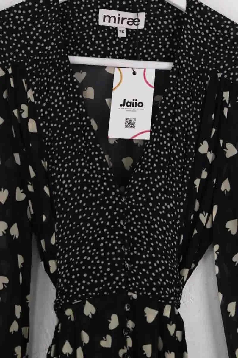 Robe Mirae Paris Noir en Viscose