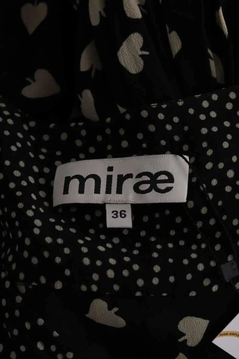 Robe Mirae Paris Noir en Viscose