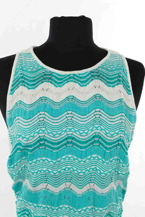 Robe Missoni Bleu en Coton