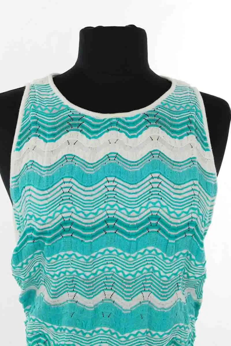 Robe Missoni Bleu en Coton
