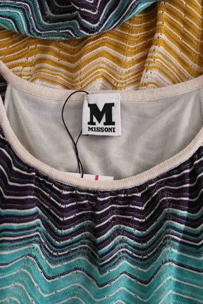 Robe Missoni Bleu en Synthétique