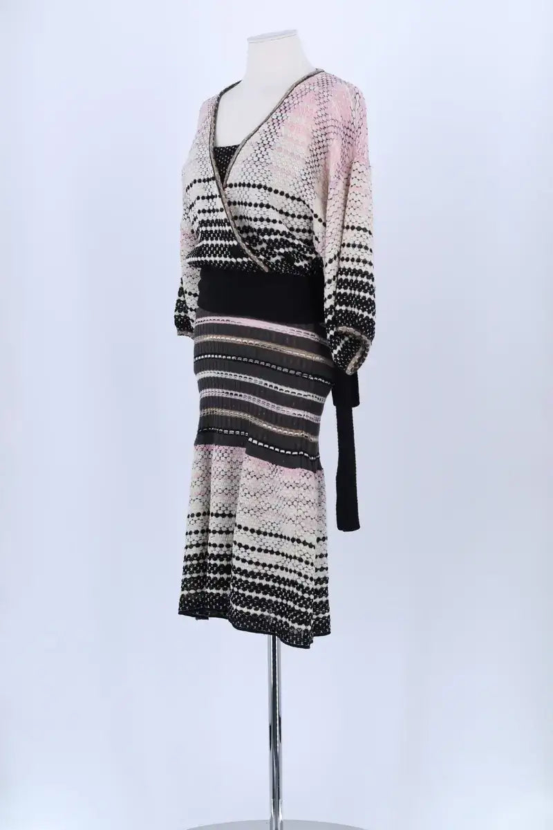 Robe Missoni Noir en Laine