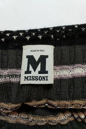 Robe Missoni Noir en Laine