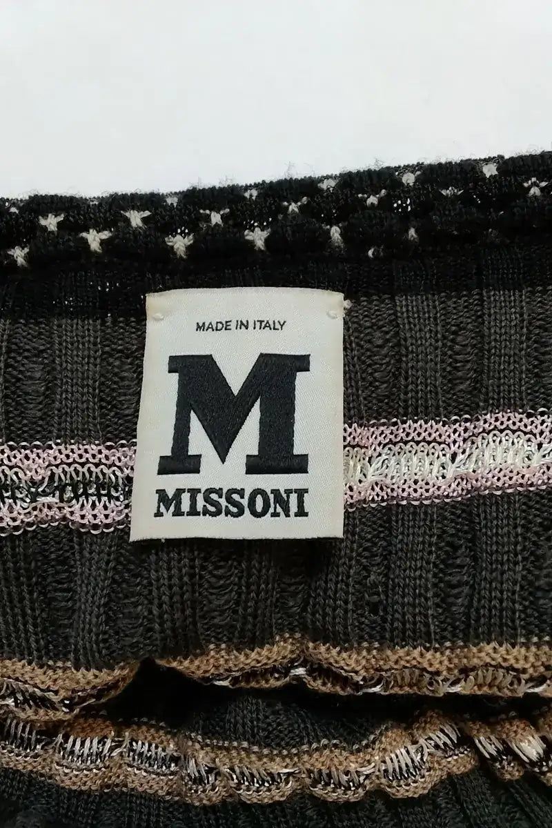 Robe Missoni Noir en Laine