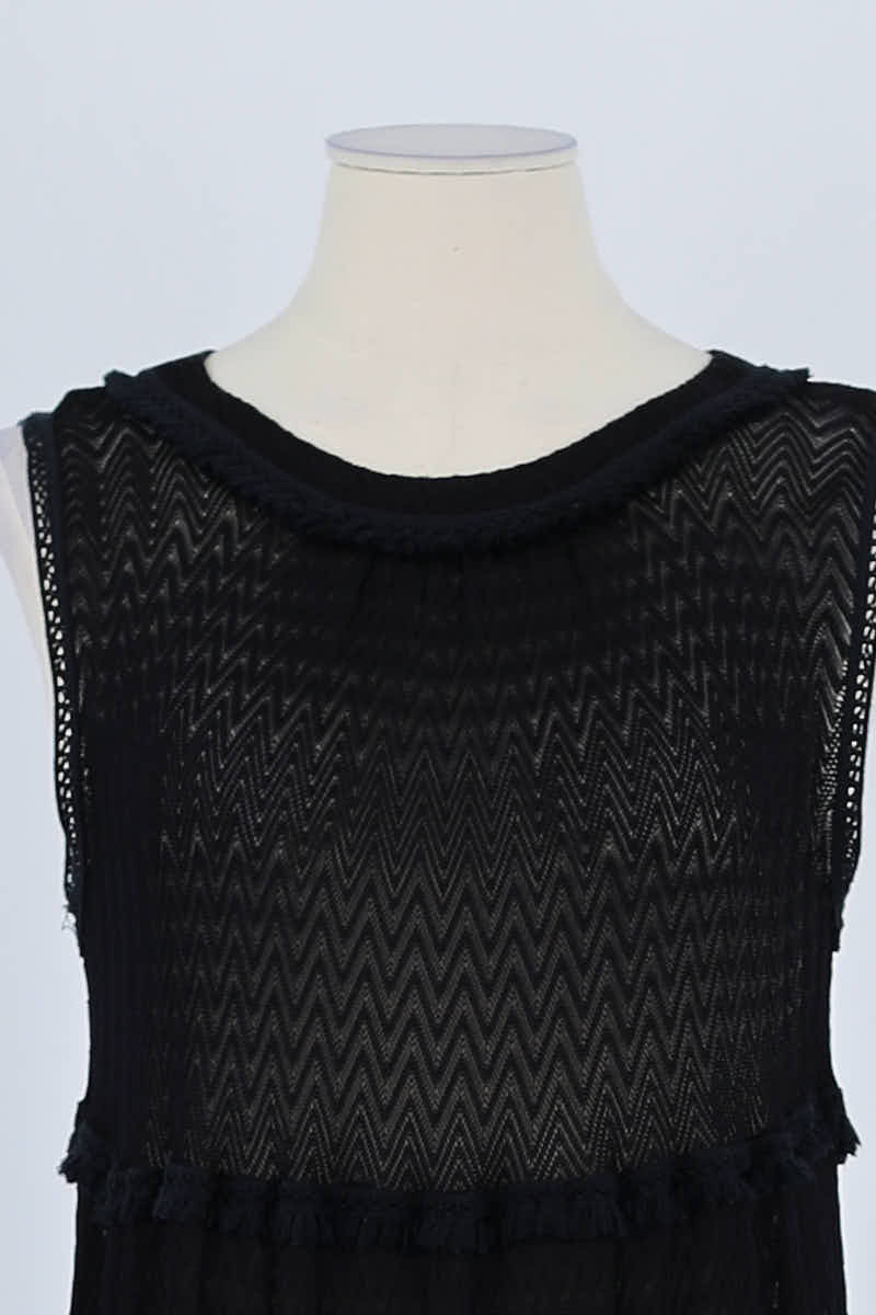 Robe Missoni Noir en Viscose
