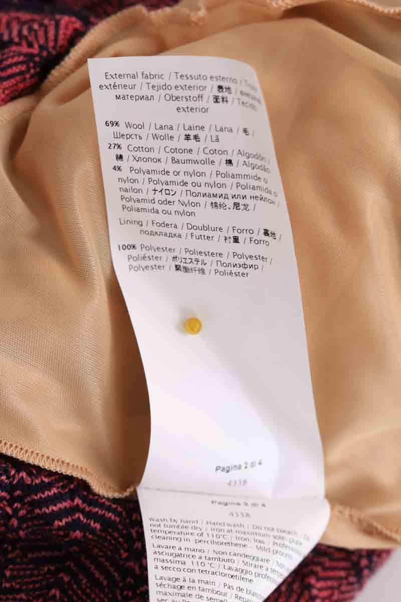 Robe Missoni Rose en Laine