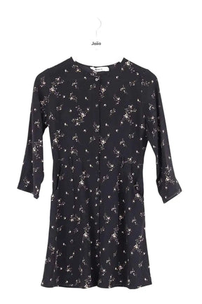 Robe Mister K Noir en Soie, taille XS - Seconde Main