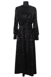 Robe Modetrotter Angelina Noir en Paillettes, taille S - Seconde Main