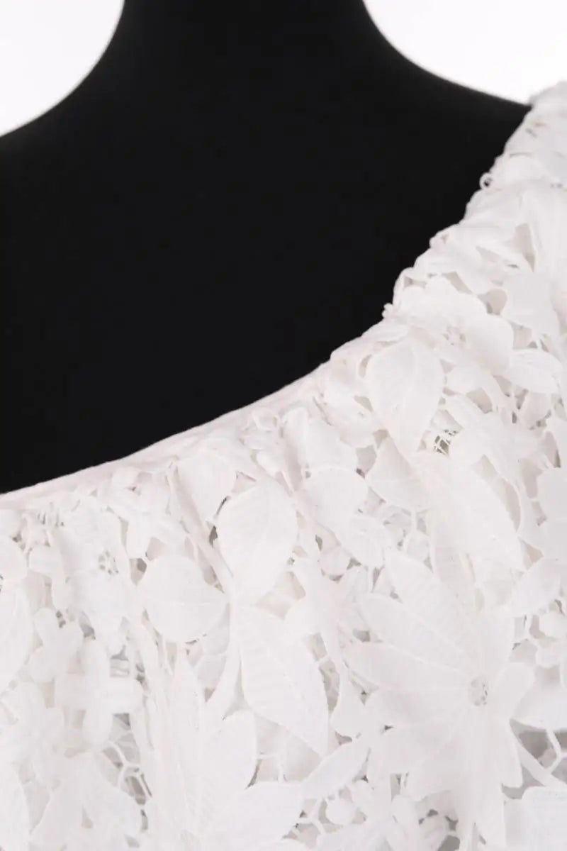 Robe Modetrotter Blanc en Synthétique
