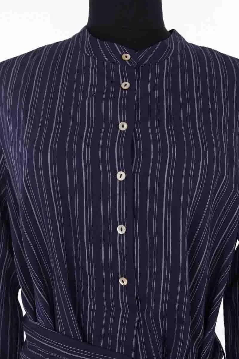 Robe Momoni Bleu en Viscose