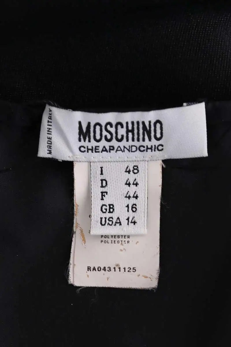 Robe Moschino Noir en Soie
