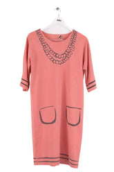 Robe Moschino Rose en Synthétique, taille M - Seconde Main