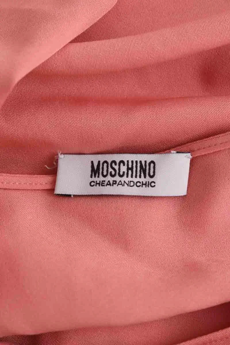 Robe Moschino Rose en Synthétique