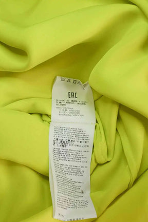 Robe MSGM Jaune en Viscose