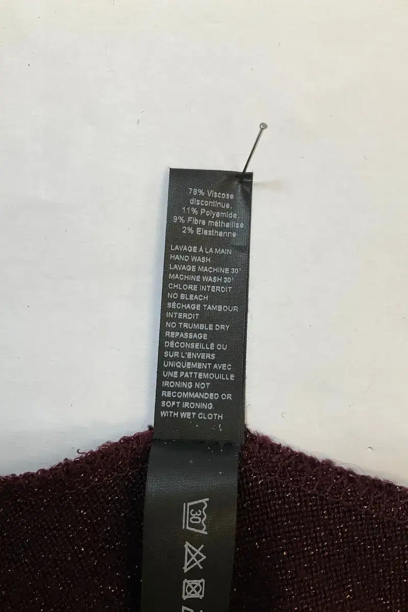 Robe Noo Bordeaux en Synthétique