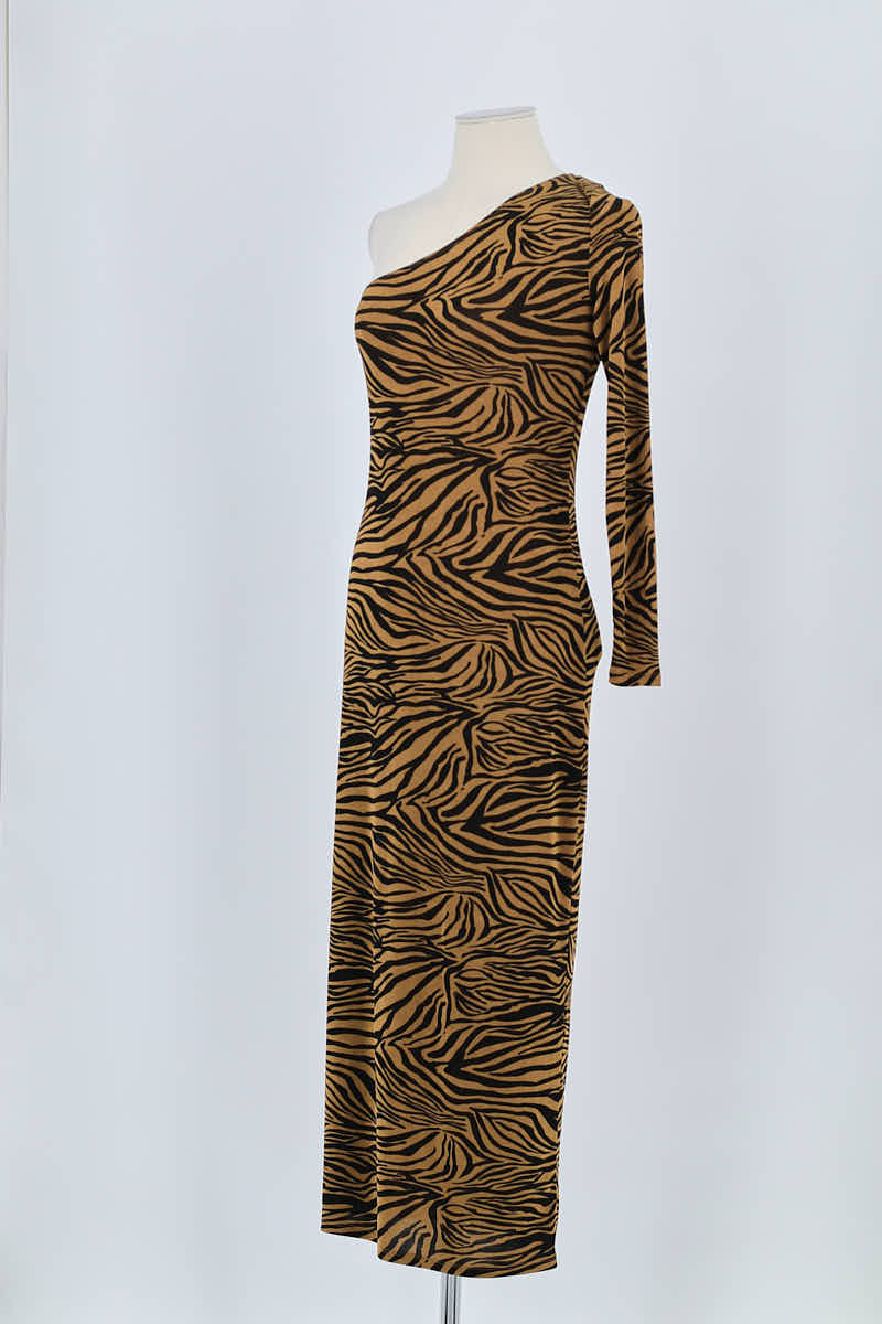 Robe Noo Marron en Polyester