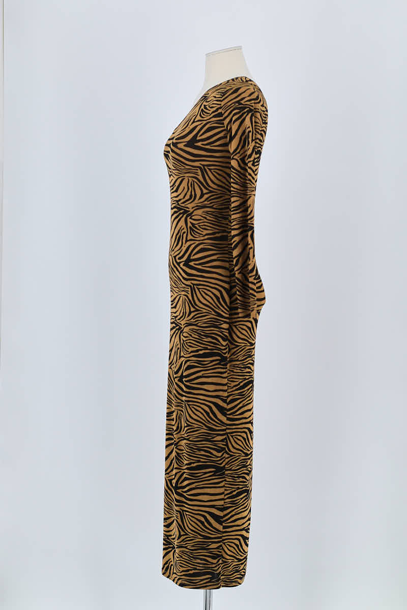 Robe Noo Marron en Polyester
