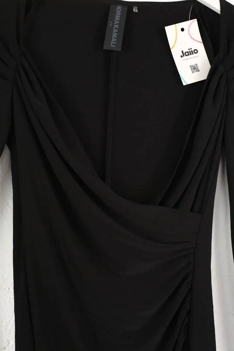 Robe Norma Kamali Noir en Polyester
