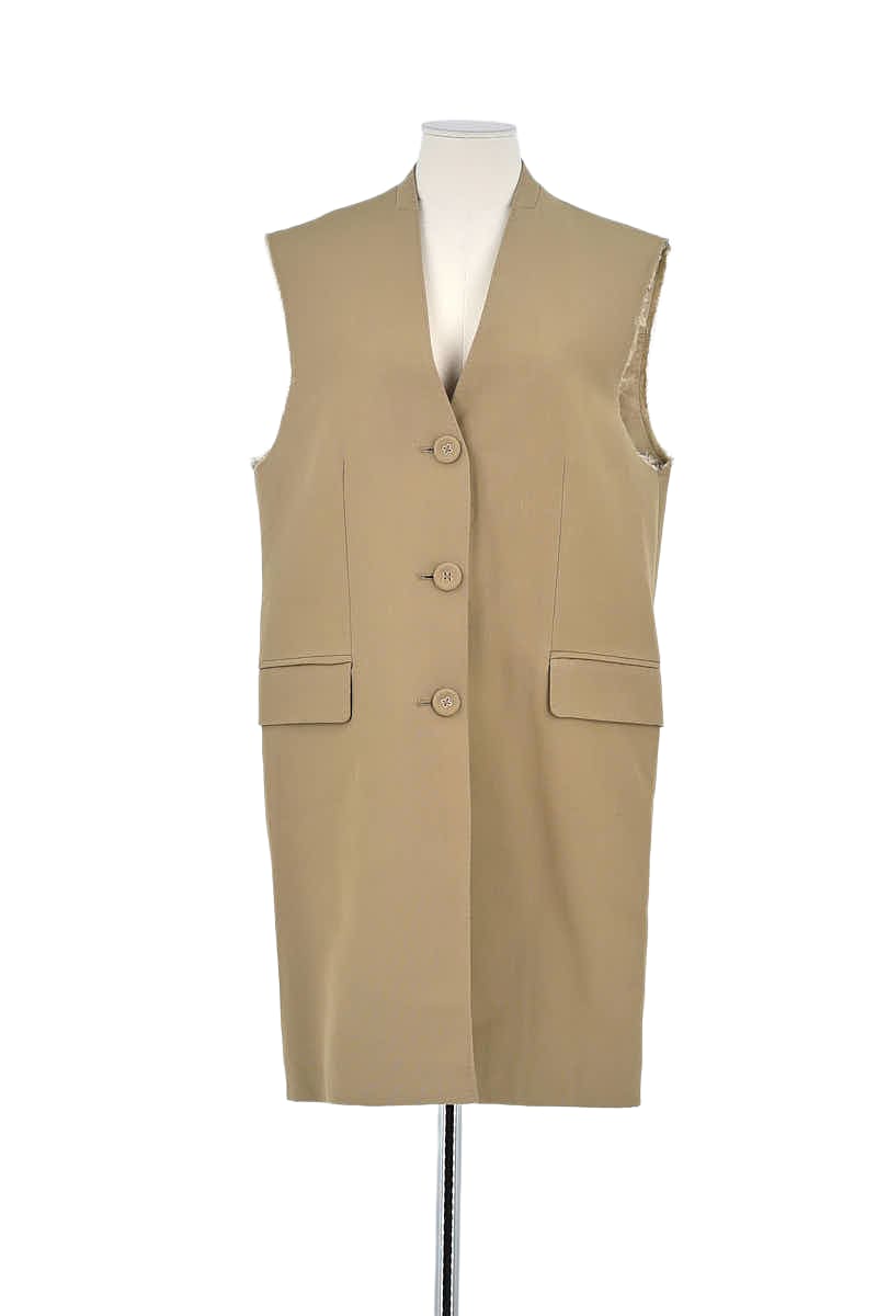 Robe Officine Générale Beige en Laine, taille XS - Seconde Main