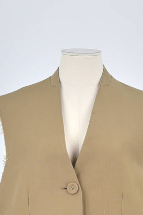Robe Officine Générale Beige en Laine