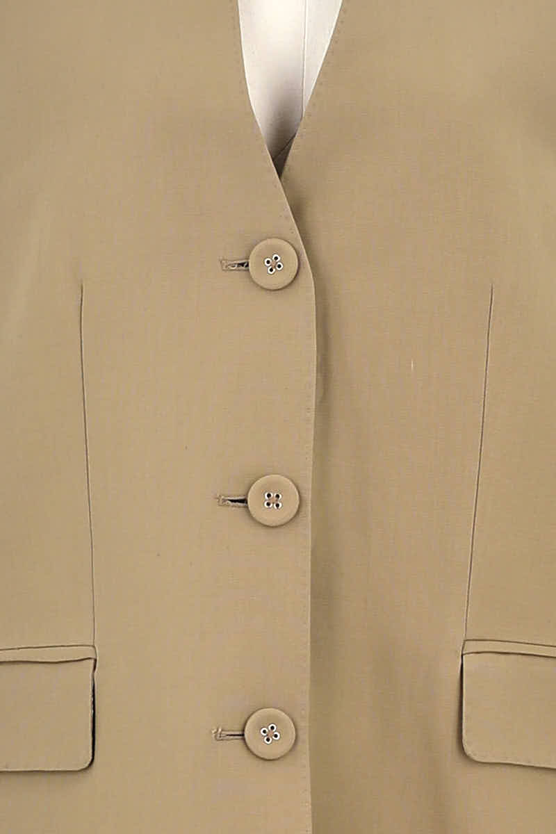 Robe Officine Générale Beige en Laine