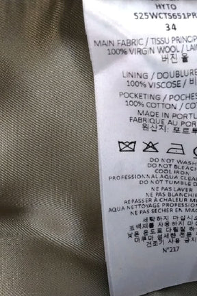 Robe Officine Générale Beige en Laine