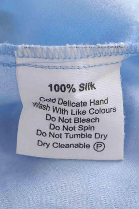 Robe Other Brand Bleu en Soie