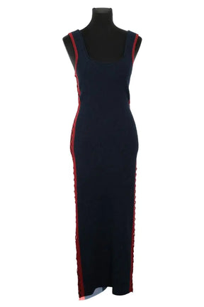 Robe Paco Rabanne Marine en Coton, taille M - Seconde Main