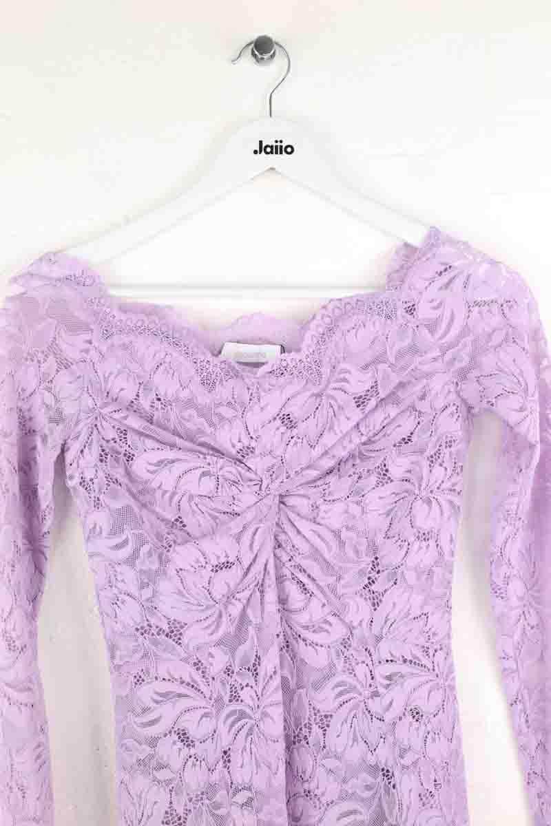 Robe Paco Rabanne Violet en Polyamide