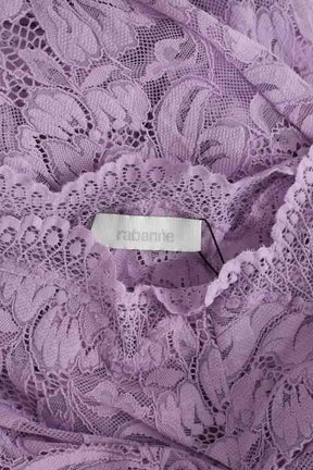 Robe Paco Rabanne Violet en Polyamide