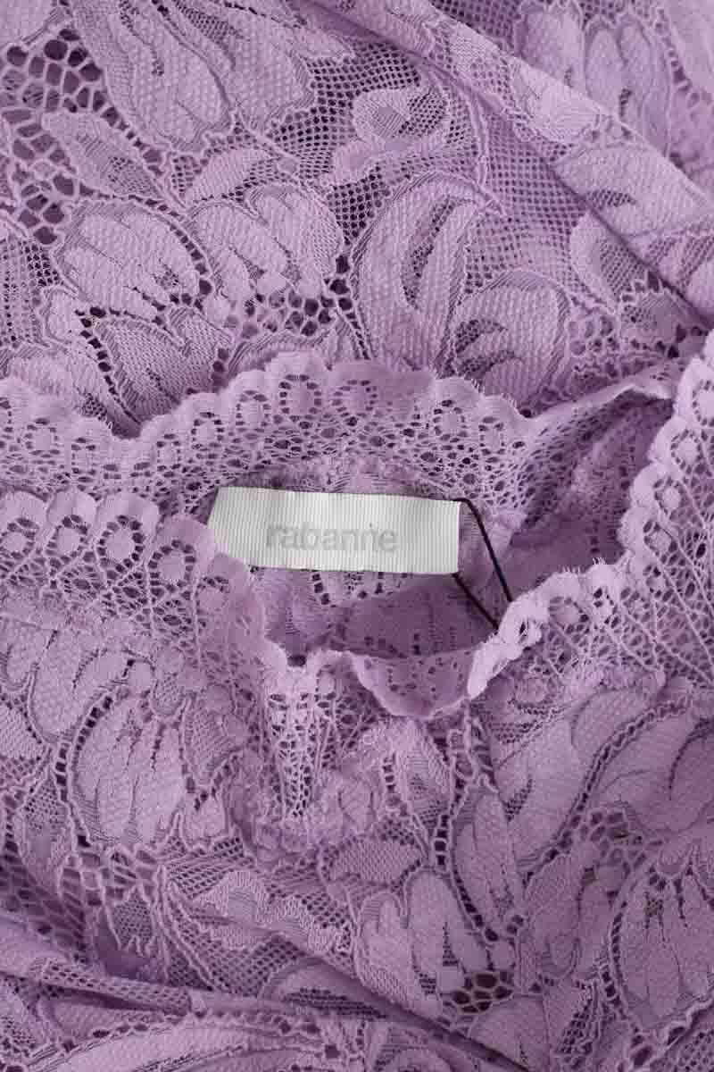 Robe Paco Rabanne Violet en Polyamide
