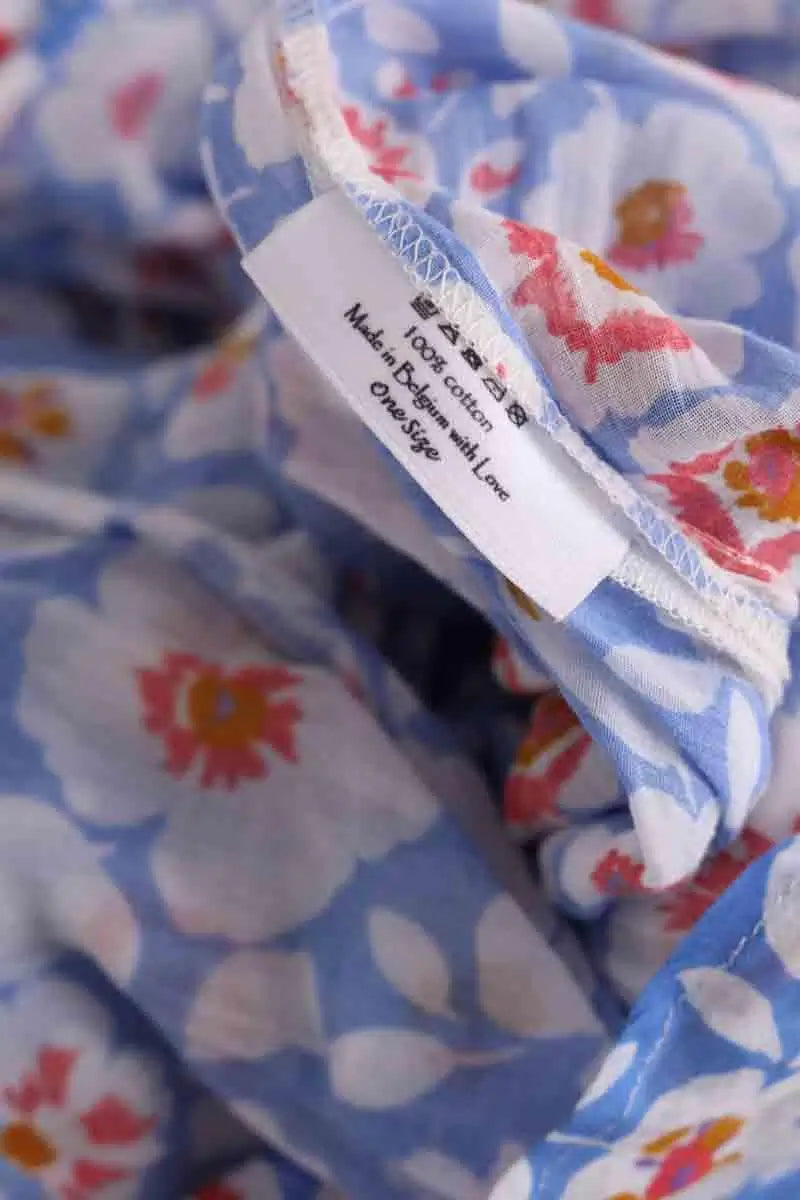 Robe Paolina Bleu en Coton