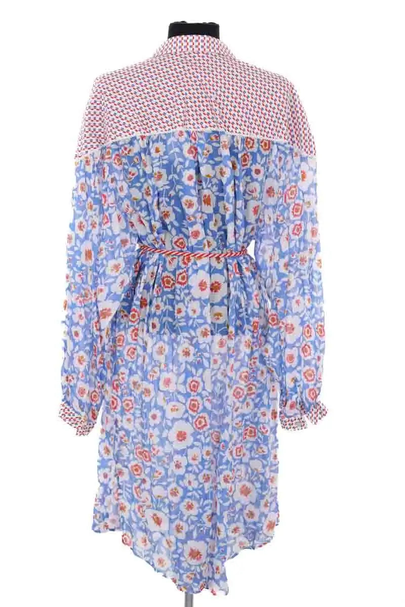 Robe Paolina Bleu en Coton
