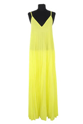 Robe Parosh Jaune en Synthétique, taille S - Seconde Main