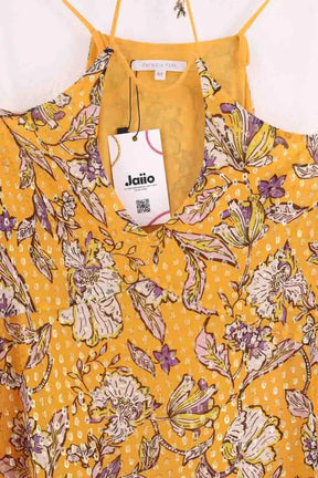 Robe Patrizia Pepe Jaune en Soie