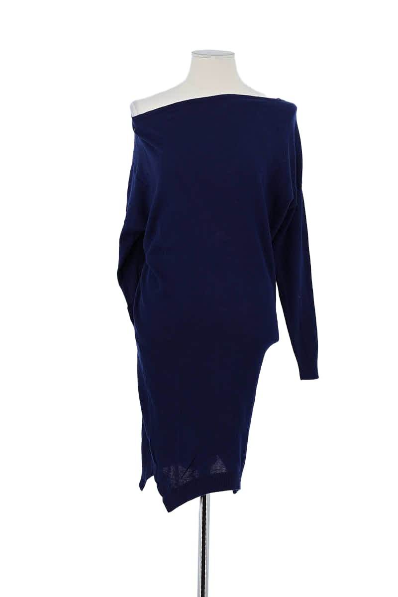 Robe Patrizia Pepe Marine en Soie, taille XS - Seconde Main