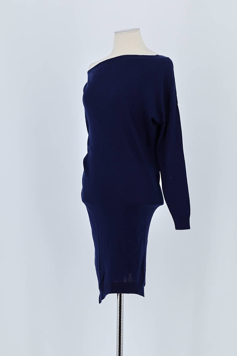 Robe Patrizia Pepe Marine en Soie